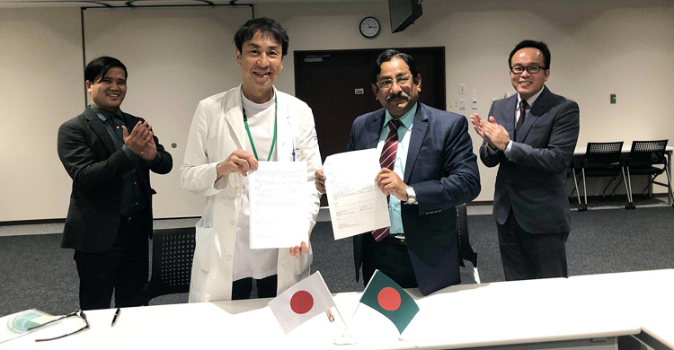 স্বাস্থ্যসেবায় জাপানের বিশ্ববিদ্যালয়ের সঙ্গে বিএসএমএমইউ’র সমঝোতা