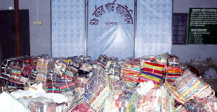 যশোরে সাড়ে ৩ কোটি টাকার ভারতীয় পণ্য আটক