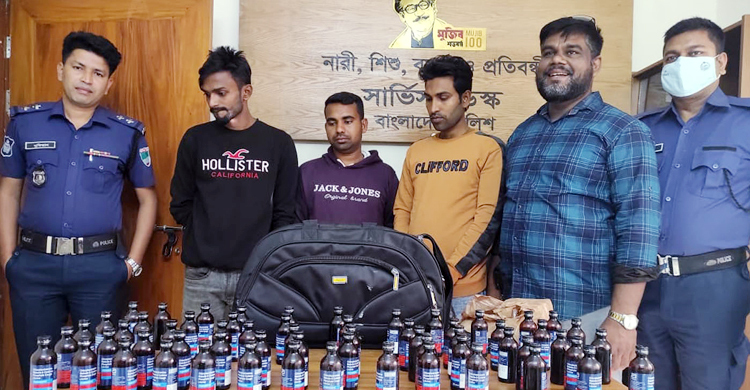 যশোরে ফেনসিডিলসহ ছাত্রদল নেতা আটক