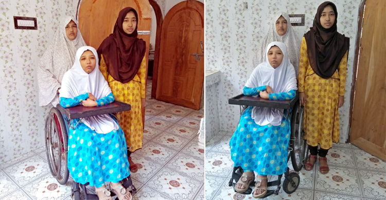 স্কুল থেকে তাড়িয়ে দেয়া প্রতিবন্ধী মেয়েটি পেল জিপিএ-৫