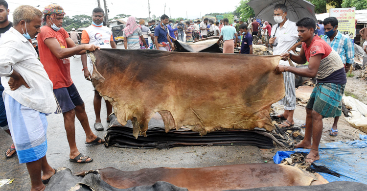 সুদিনের আশায় রাজারহাটের চামড়া ব্যবসায়ীরা