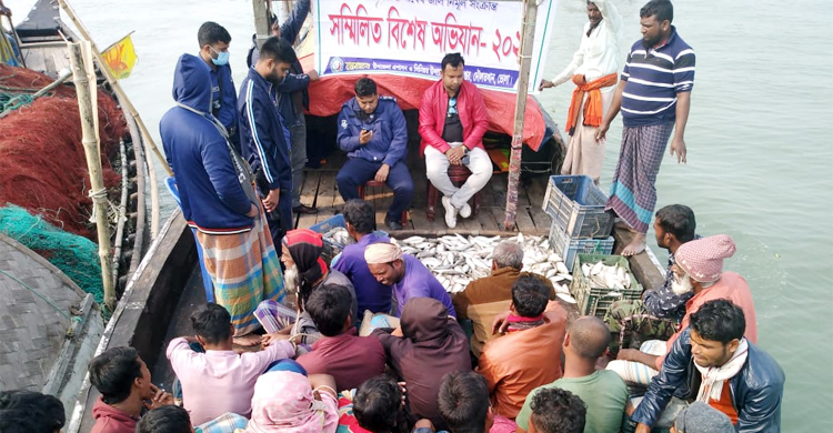 ভোলায় ৫ মণ জাটকাসহ ৩২ জেলে আটক