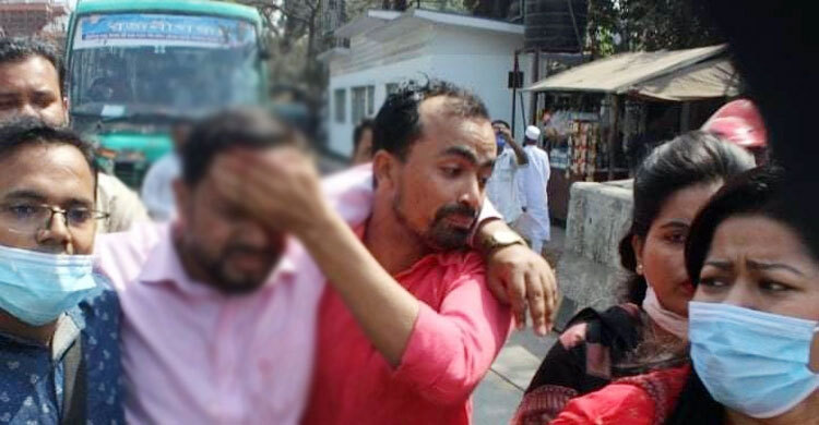 JCD men clash with cops at Nat’l Press Club, 35 injured