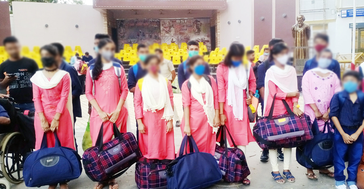 দেশে ফিরলো ভারতে পাচার হওয়া ২০ কিশোর-কিশোরী