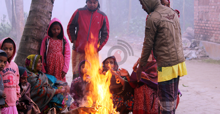 তীব্র শীতে কাঁপছে ঝিনাইদহ-চুয়াডাঙ্গা