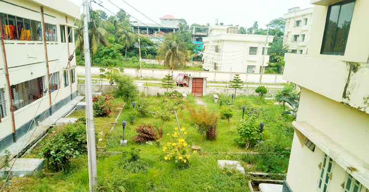 ময়লার গন্ধের পরিবর্তে ভেসে আসে ফুলের সুবাস