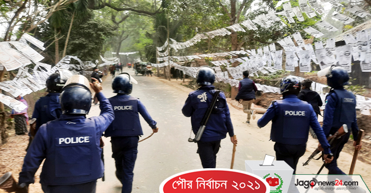 শৈলকুপায় দুই প্রার্থীর সমর্থকদের ধাওয়া পাল্টা ধাওয়া