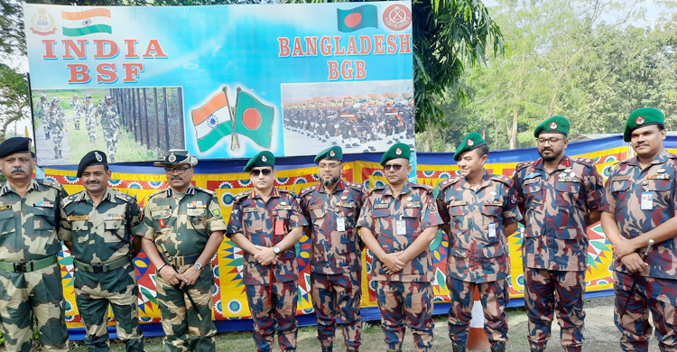 ঝিনাইদহ সীমান্তে বিজিবি-বিএসএফের সেক্টর কমান্ডার পর্যায়ে বৈঠক
