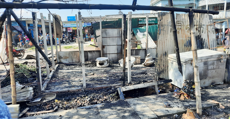 ঝিনাইদহে আ&rsquo;লীগ কার্যালয়ে দুর্বৃত্তের আগুন