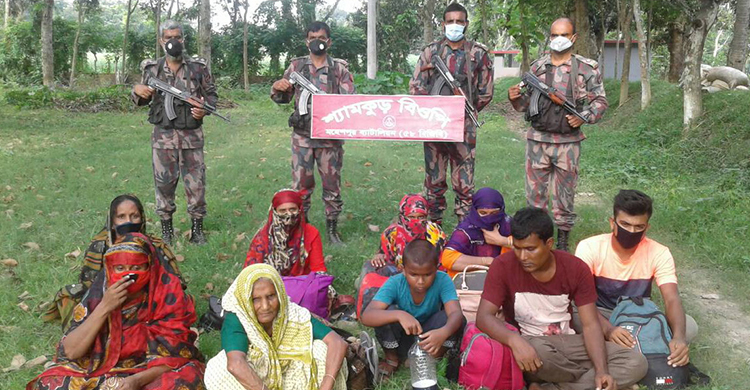 ভারত থেকে বাংলাদেশে অনুপ্রবেশের সময় ৩৬ জন গ্রেফতার