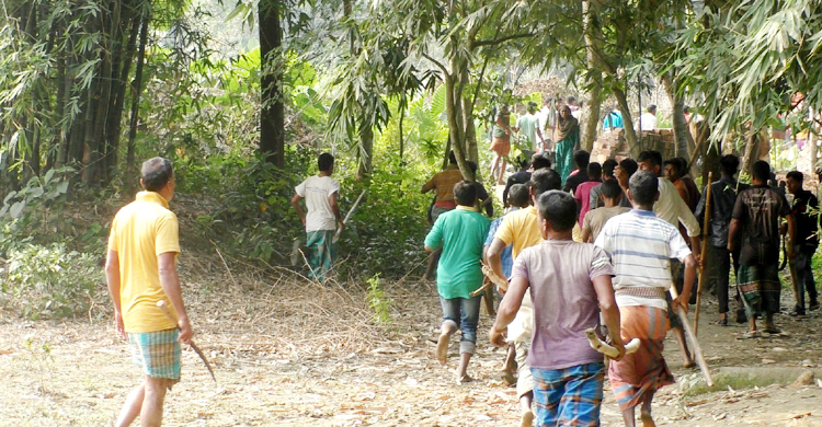 নির্বাচনে হেরে বিজয়ী মেম্বার প্রার্থীর সমর্থকের ওপর হামলা
