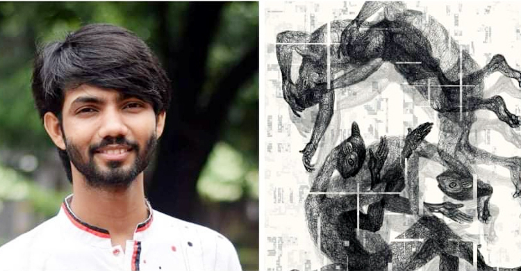 জাতীয় চারুকলা প্রদর্শনীতে জবি শিক্ষার্থীর চিত্রকর্ম