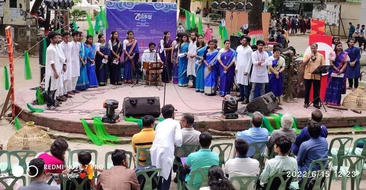 বর্ষাকে বরণ করতে জবিতে সাংস্কৃতিক অনুষ্ঠান