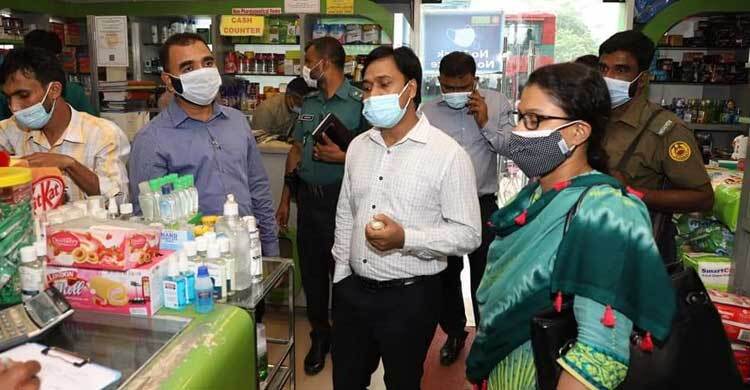 নিত্যপণ্যের বাজারে অভিযান, ২ লাখ ৭৭ হাজার টাকা জরিমানা