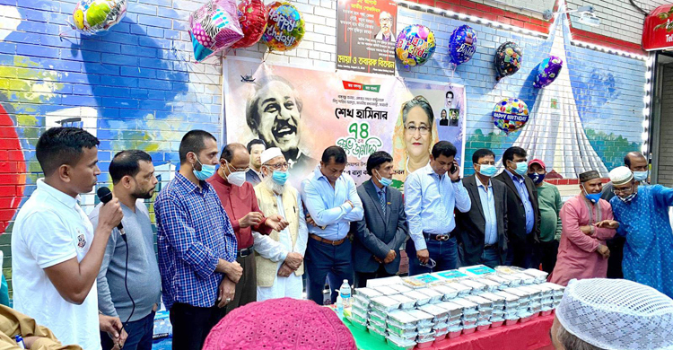 শেখ হাসিনার জন্মদিন উদযাপন করলো নিউইয়র্ক মহানগর যুবলীগ