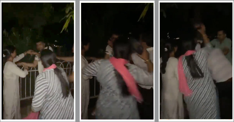 প্রেমিকার সঙ্গে ধরা পড়ায় বিজেপি নেতাকে জুতাপেটা