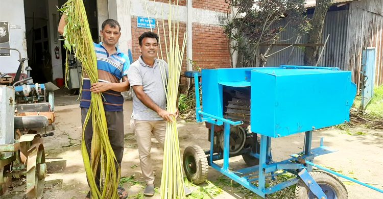 পাটকাঠি আস্ত রেখেই আঁশ ছাড়ানোর যন্ত্র উদ্ভাবন