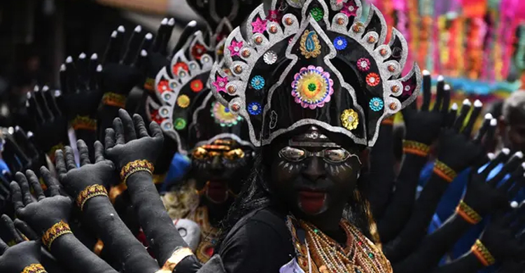 Indian director facing threats over film poster of goddess with Pride flag