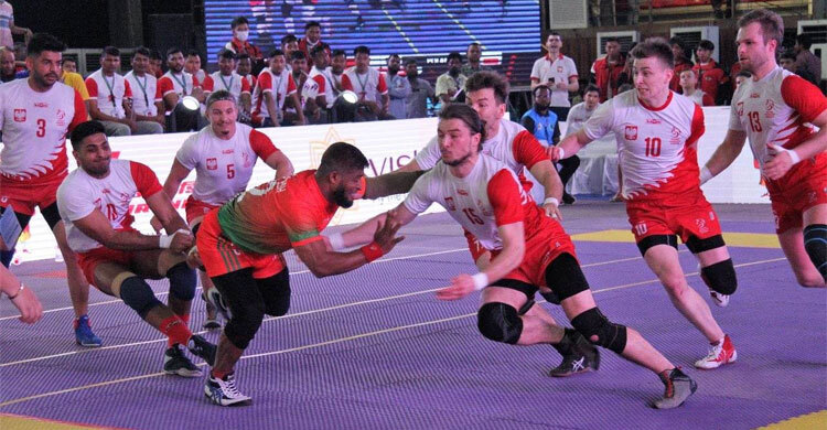 পোল্যান্ডকে উড়িয়ে বঙ্গবন্ধু কাপ কাবাডি শুরু বাংলাদেশের