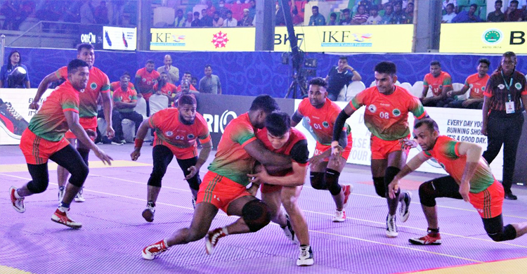 বঙ্গবন্ধু কাবাডিতে বাংলাদেশের হ্যাটট্রিক জয়
