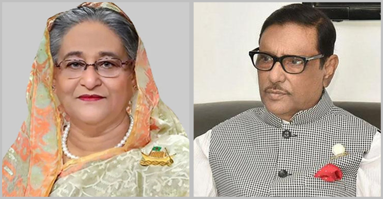 প্রধানমন্ত্রীকে অভিনন্দন জানালেন ওবায়দুল কাদের