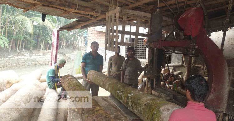 শ্রম আইন বাস্তবায়নের দাবিতে আন্দোলনের ডাক স’মিল শ্রমিকদের