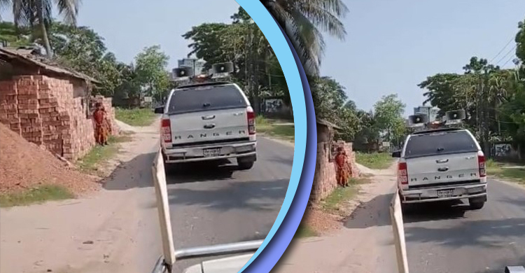 কোরআন তেলাওয়াত বাজিয়ে বাজার পরিদর্শনে কাদের মির্জা