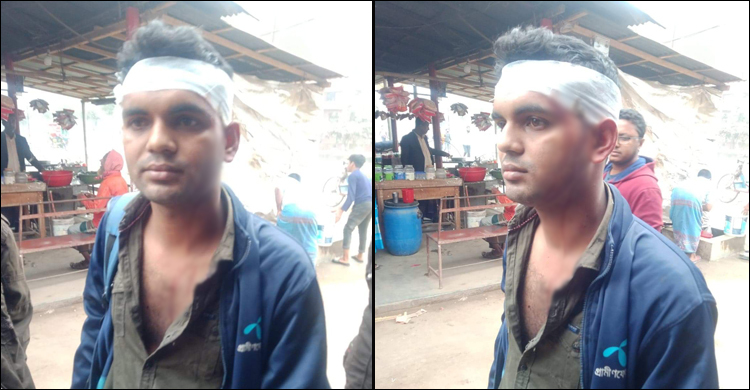 গ্রামীণফোনের বিক্রয়কর্মীকে হাতুড়িপেটা করে দেড় লাখ টাকা ছিনতাই