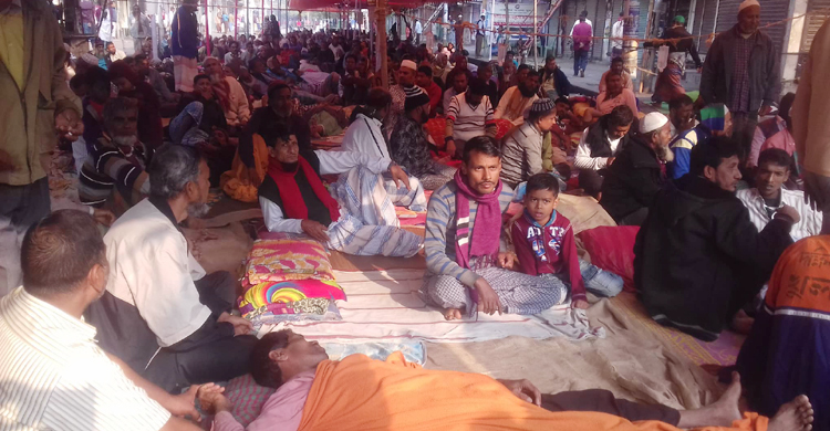 পাটকল শ্রমিকদের আমরণ অনশনে খুলনায় অসুস্থ শতাধিক