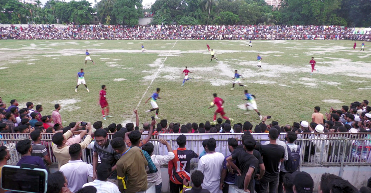 দুই গোলে প্রীতি ম্যাচ হারলো ব্যারিস্টার সুমনের একাডেমি