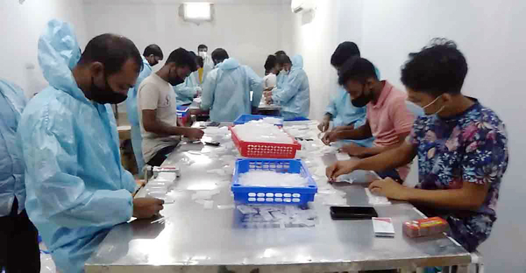 বাসায় তৈরি প্রেগনেন্সি টেস্ট কিটের প্যাকেটে লেখা ‘মেড ইন চায়না’