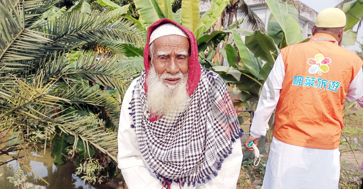 ভোট দিতে পেরে খুশি ১১০ বছরের হোসেন আলী