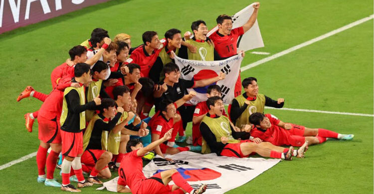 পর্তুগালকে হারিয়ে রোনালদোদের সঙ্গে দ্বিতীয় রাউন্ডে কোরিয়া