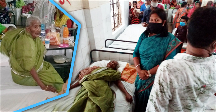 বৃদ্ধা মাকে বাড়ি থেকে বের করে দিলেন সন্তানরা, নিয়ে গেলেন ডিসি
