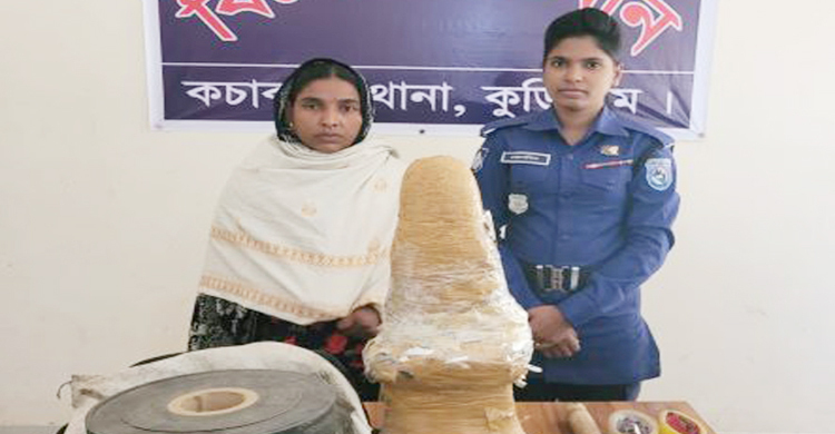কুড়িগ্রামে নকল সীমানা পিলারসহ নারী গ্রেফতার