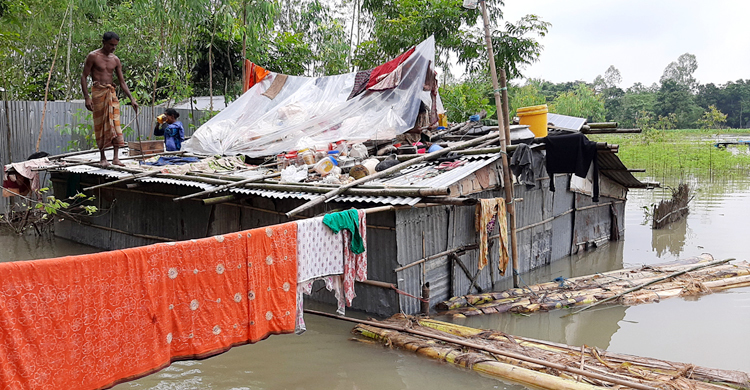 ‘২৫ দিন থাকি ঘরের চালত আছি বাহে’