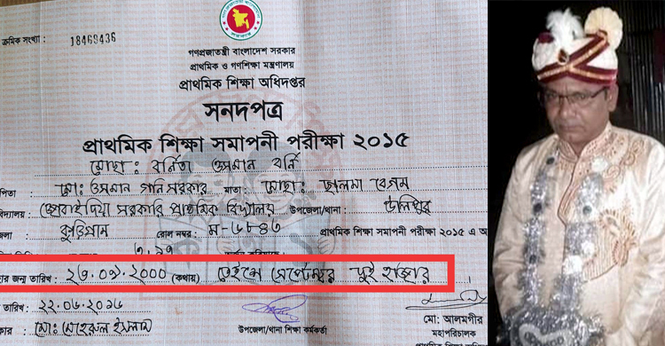 কিশোরী নববধূকে ‘প্রাপ্তবয়স্ক’ করতে সেই ইউপি চেয়ারম্যানের কাণ্ড