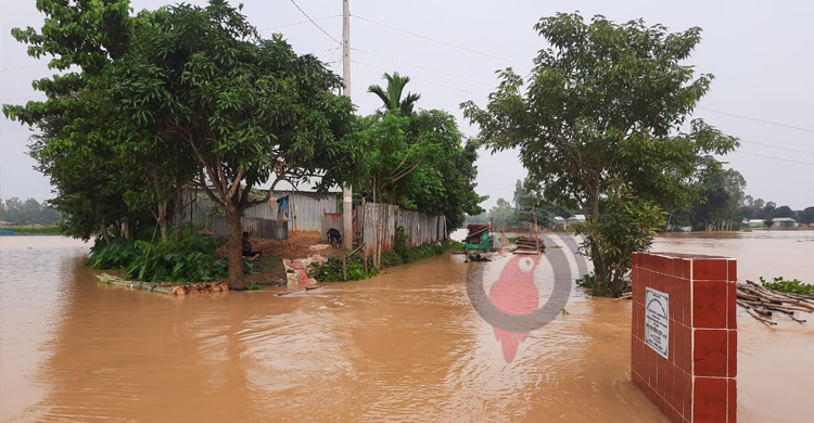 কুড়িগ্রামে পানিবন্দি ৩০ হাজার মানুষ, তলিয়ে গেছে ১০৭ হেক্টর ফসল