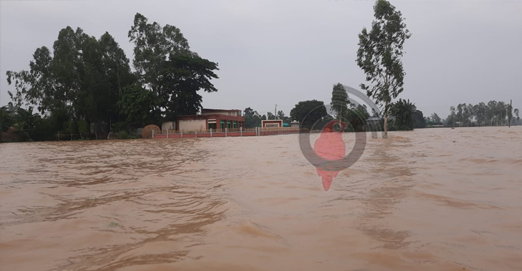 কুড়িগ্রামে পানিবন্দি ৩০ হাজার মানুষ, তলিয়ে গেছে ১০৭ হেক্টর ফসল