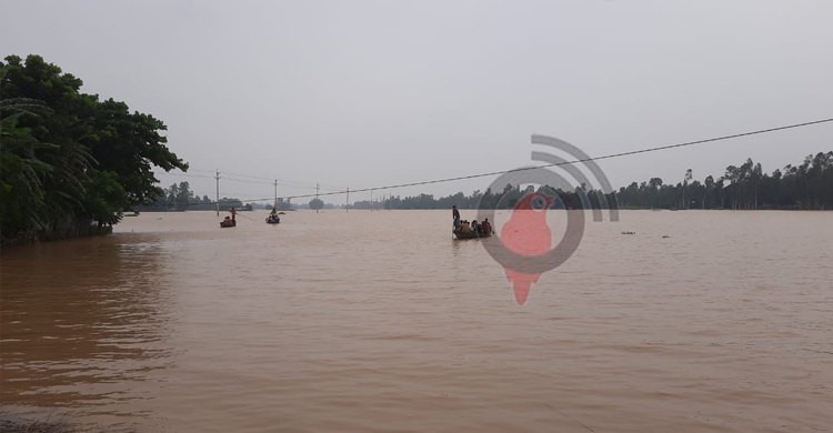 কুড়িগ্রামে পানিবন্দি ৩০ হাজার মানুষ, তলিয়ে গেছে ১০৭ হেক্টর ফসল