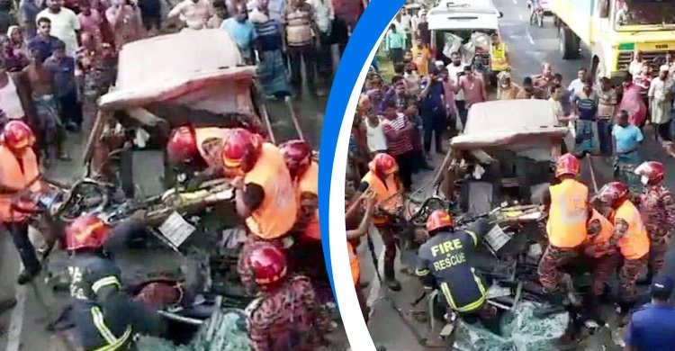 Four disabled die in fatal road crash