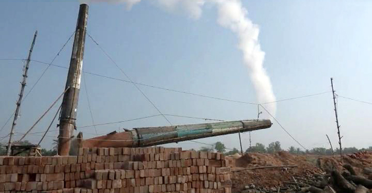 পরিবেশ দূষণের দায়ে গুঁড়িয়ে দেয়া হলো ইটভাটা