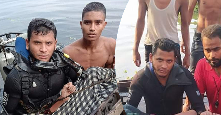 কলার ভেলায় ডাকাতিয়া নদী পার হতে গিয়ে দুই ছাত্রীর মৃত্যু