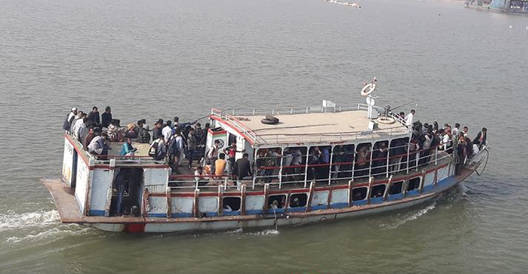 পাটুরিয়া-দৌলতদিয়ায় লঞ্চ চলাচল বন্ধ
