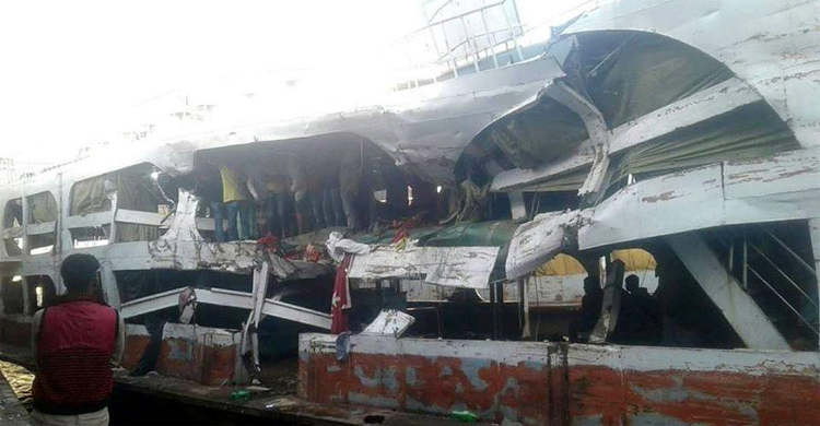 মেঘনায় দুই লঞ্চের সংঘর্ষে দুইজন নিহত