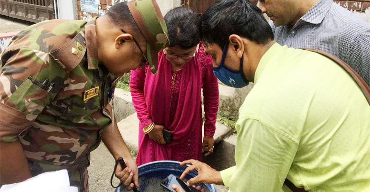 এডিসের লার্ভা নিধন অভিযানে ১ লাখ ৬৩ হাজার টাকা জরিমানা
