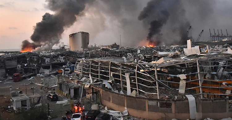 বৈরুতে বিস্ফোরণের ঘটনায় আটক ১৬