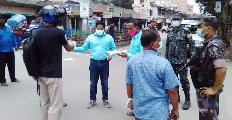 লকডাউন : কুড়িগ্রামে ১১৭ মামলা, সাতজনকে কারাদণ্ড