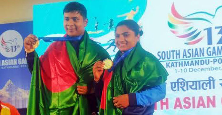 সপ্তম দিনটি সোনায় মোড়ালেন মাবিয়া-জিয়ারুল-ফাতেমা