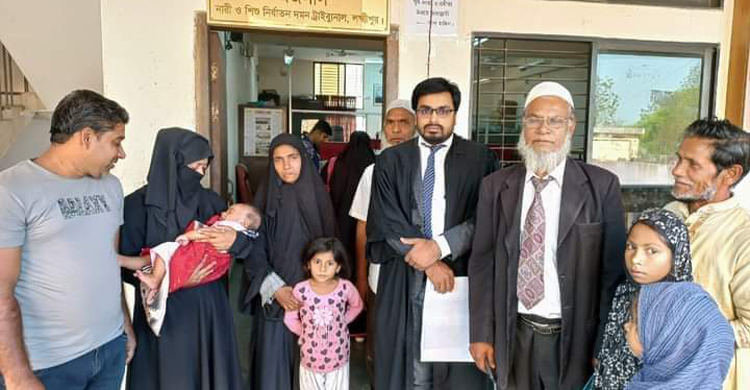 ৫ দিন পর মায়ের কোলে ফিরে গেলো শিশু মাহিন